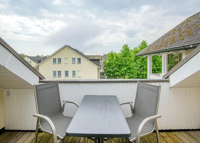 Duenenpark Binz - Komfortplus Ferienwohnung Mit 1 Schlafzimmer Und Balkon Im Dachgeschoss 113